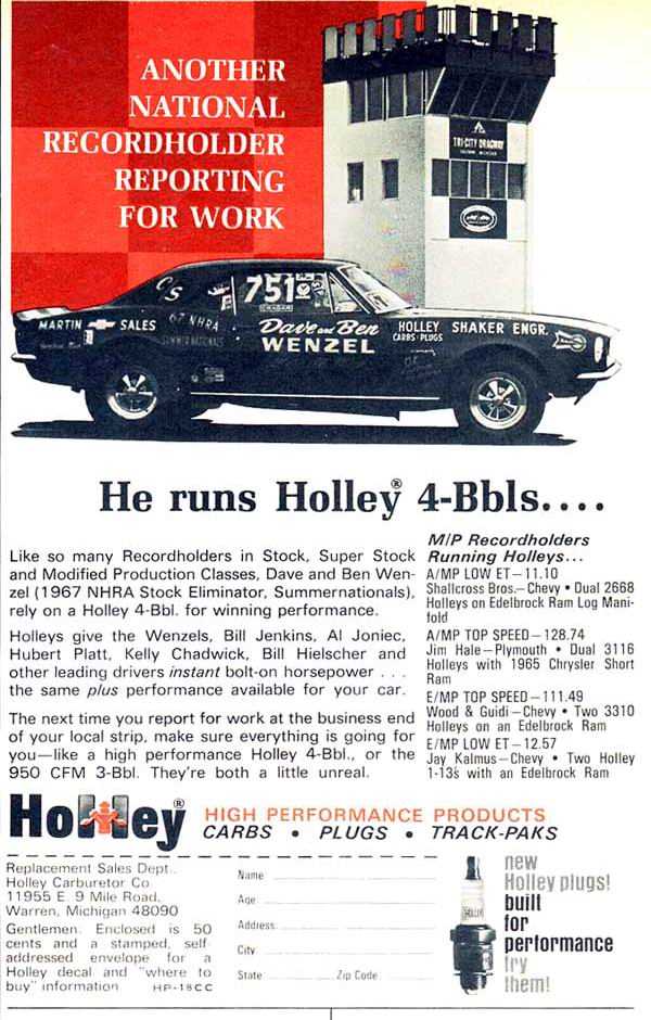 Tri-City Dragway - Old Ad From Southend (newer photo)